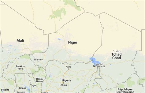 ﻿mapa De Niger﻿ Donde Está Queda País Encuentra