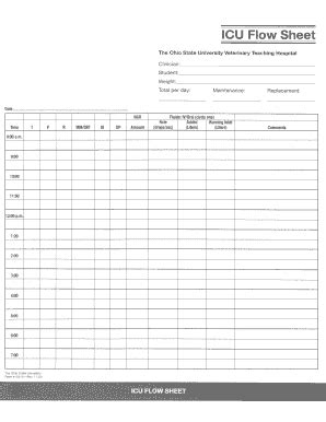 printable icu rounding sheet edit fill   hot forms