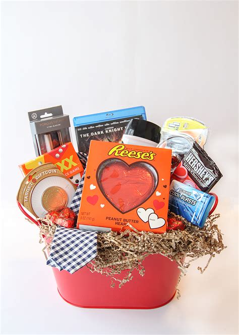 Valentine S Day T Basket For Him Busy Mommy
