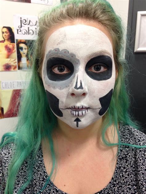 Sugar Skull Mua Jess Regan Theatrical Makeup Face