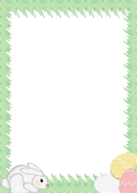 easter stationery microsoft word border templates easter