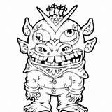 Monster Coloring Pages Mouth Big Surfnetkids sketch template