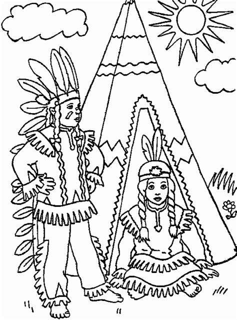 indian coloring pages coloringpagesabccom