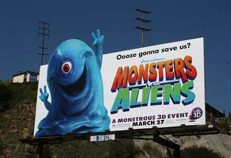 Daily Billboard Animation Week Monsters Vs Aliens Movie Billboard