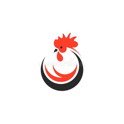 chicken logo stock vector illustration  farm logo