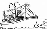 Titanic Coloring Pages Kids Iceberg Drawing Printable Colouring Ship Cool2bkids Color Sheets Print Clipart Sinking Hitting Book Activities Rms Titantic sketch template