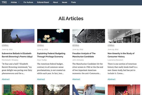 beautiful website templates designed  scholarly journals