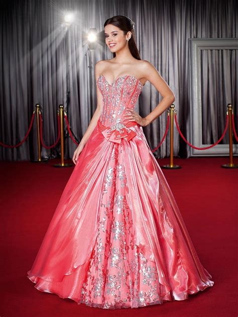new sweet ball gown sweetheart satin quinceanera dresses sleeveless off