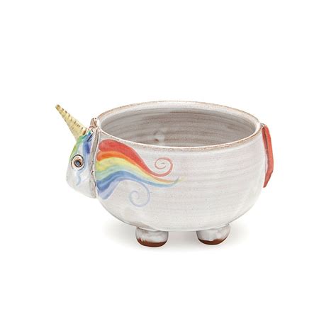 unicorn bowl cereal bowls kids pottery unicorn