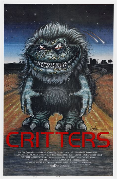 critters  poster de peliculas personajes de terror  carteles de cine
