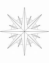 Compass Rose Drawing Point 16 Star Coloring Printable Pages Rating Icon Getdrawings Windrose Brosen Categories Printabletemplates sketch template