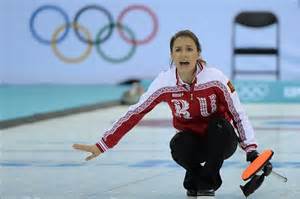 Sochi Olympics Russian Curling Captain Anna Sidorova