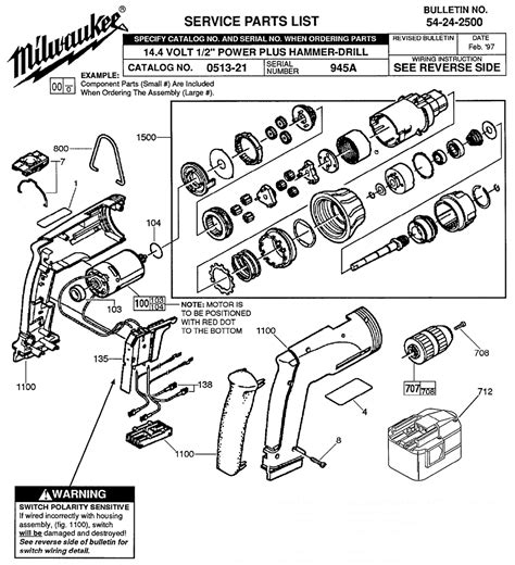 buy milwaukee     volt  power  drill replacement tool parts milwaukee