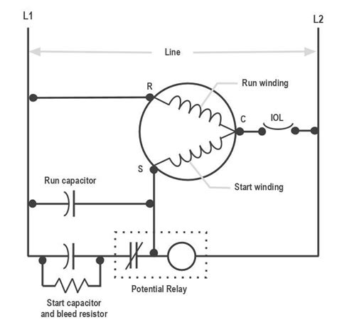 compressor potential relay wiring diagram fab sync