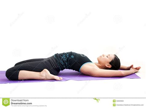 beautiful girl practising yoga stock images image 32023584