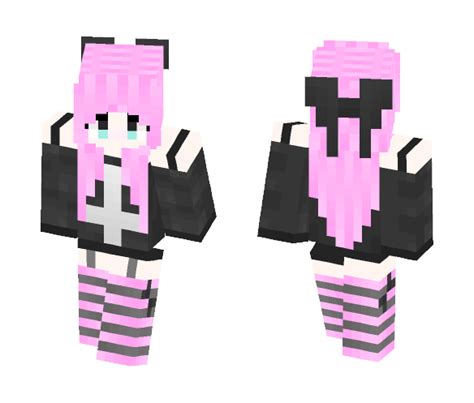 Download ~pink Hair Girl~ Minecraft Skin For Free