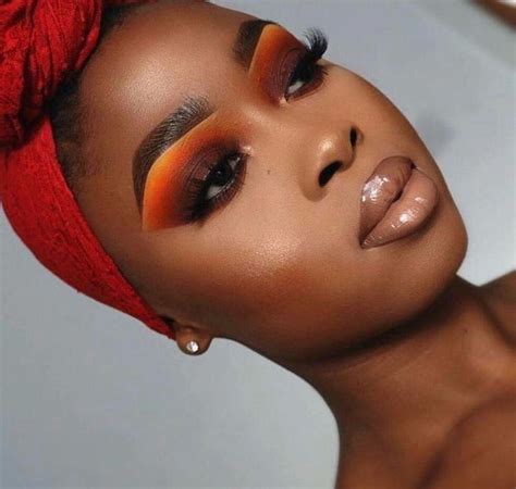 eyeshadow ideas  black women  beautytipsforeyebrows dark