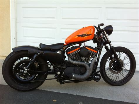 sportster custom ideas images  pinterest custom motorcycles custom bikes  bobber