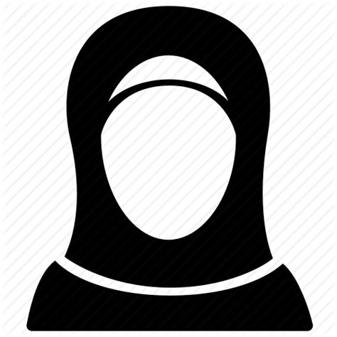 36 hijab icon images at