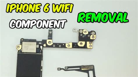iphone  wifi component removal youtube