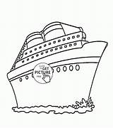 Ship Cruise Coloring Kids Pages Ships Drawing Transportation Printable Printables Disney Wuppsy Templates Getdrawings Choose Board Tags Find Boys sketch template