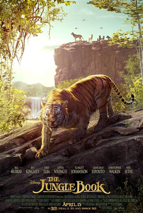 jungle book  poster  trailer addict