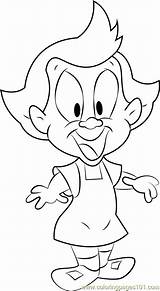 Coloring Mindy Coloringpages101 Animaniacs Pages sketch template