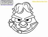 Angry Birds Wars Star Coloring Pages Han Solo Bird Yellow Space Ii Printable Darth Discover Chewbacca Kids Colouring Vader Choose sketch template