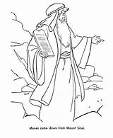 Moses Commandments Ten Bible Coloring Pages Kids Color Story Printable Sheets Drawing Characters Sheet School Sunday God Activity Print Commandment sketch template