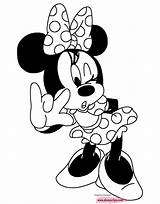 Minnie Mouse Coloring Pages Disney Mickey Printable Line Drawing Sheets Winking Drawings Color Minni Print Getdrawings Book Daisy Getcolorings Funstuff sketch template