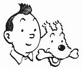 Tintin Pages Coloring Colorear Cartoon Adventures Para sketch template