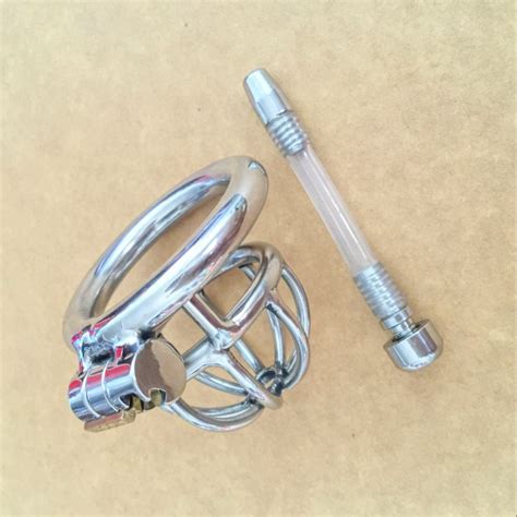 Super Small Male Bondage Chastity Belt Stainless Steel Adult Cock Cage