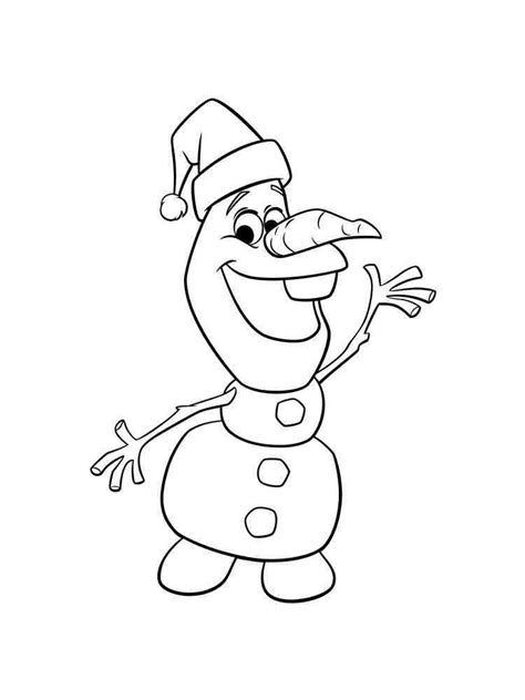 cute olaf coloring pages images color pages collection