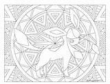 Coloring Glaceon Windingpathsart Vaporeon Mandalas Fo Pikachu Dibujos Pokémon sketch template