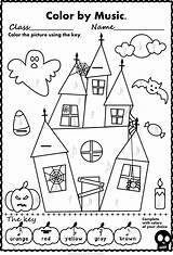Halloween Coloring Pages Older Color Students Music Activities Getcolorings Printable sketch template