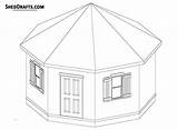 Octagon Shed Plans Crafting Blueprints 18x18 Spacious Craft Patio Possible Elegant Storage Using These sketch template