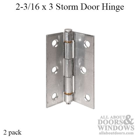 hinge     storm door aluminum  pack