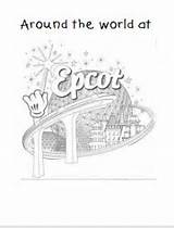 Epcot Notebooking sketch template