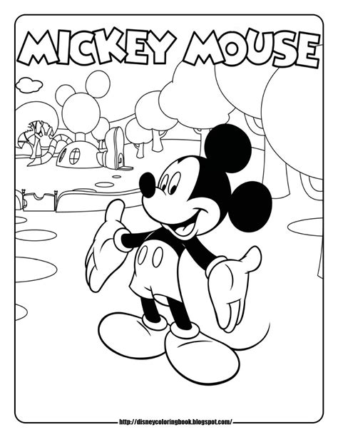 mickey mouse clubhouse   disney coloring sheets fantasy