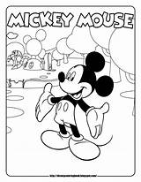 Mickey Mouse Coloring Clubhouse Pages Sheets Disney Kids Printable Printables Print Color Club House Cartoon sketch template