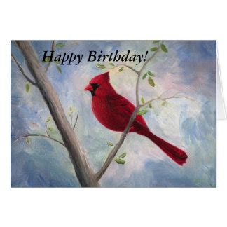 happy birthday  cardinal cards greeting photo cards zazzle