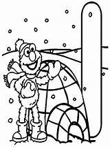 Coloring Pages Elmo Christmas Printable Sesame Street Related Post sketch template