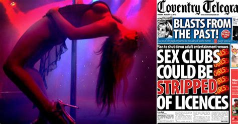 Coventry Set For Total Ban On Sex Clubs And Lapdancing