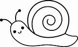 Snail Lineart sketch template
