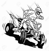 Atv Wheeler Rider Quad Coloringbay Wheelers Cavaliere Cavalier Lifted Pixers Parati Wondervector Motore Curseur sketch template
