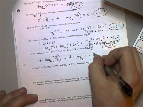 algebra 2 exam review chapter 6 youtube