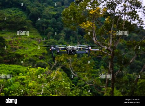 drone volando en la selva fotografia de stock alamy