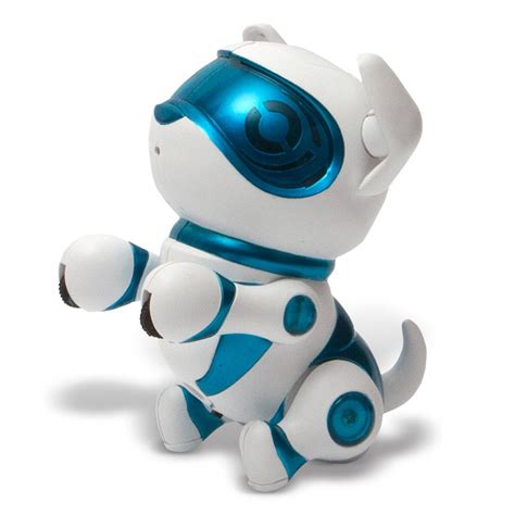 dog robot chip wowwee toy white zoomer tekno interactive pet  blue childe kid ebay