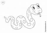 Serpenti Serpente Disegno Portalebambini Stampare sketch template