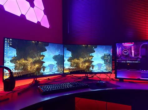 favourite colour scheme   gaming room setup gaming desk